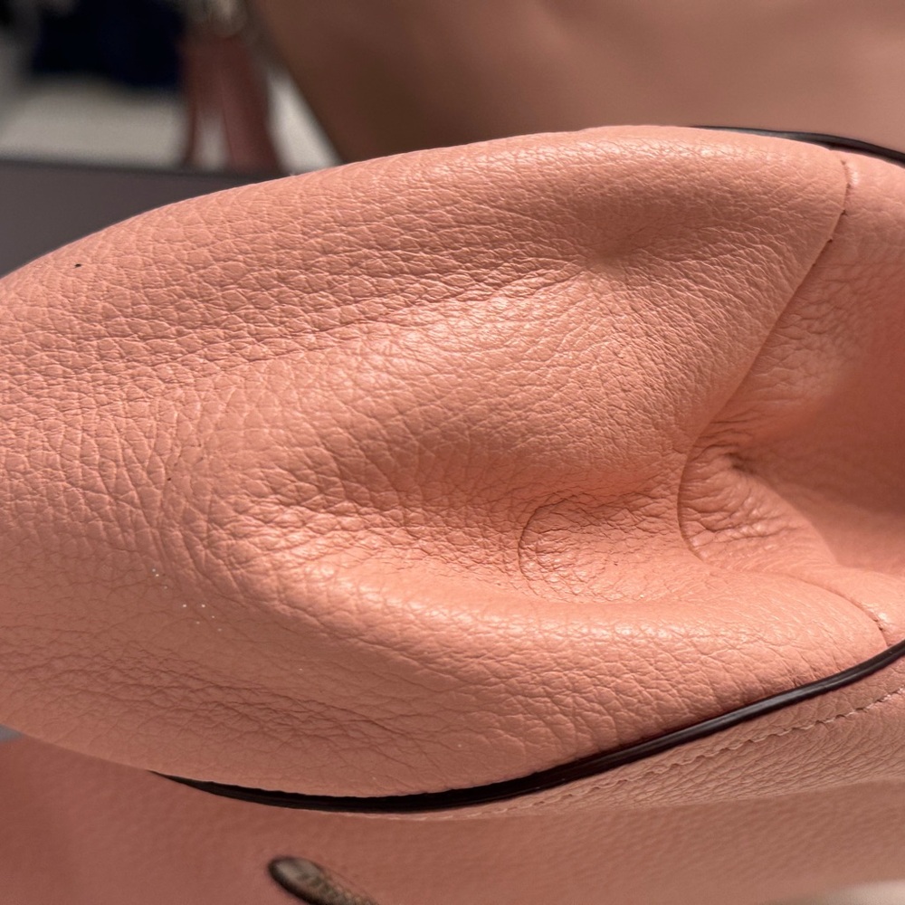 Coach Elle Hobo Bag in Petal Pink Pebble Leather - NWT - Picture 9 of 16